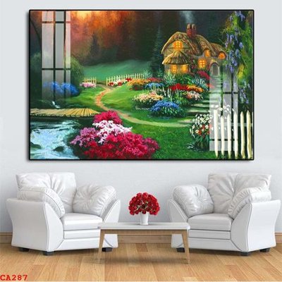 Tải file File tranh sơn dầu châu âu CA287 (gốc) chủ đề tôn giáo