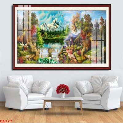 Tải file File tranh sơn dầu châu âu CA327 (gốc) in tranh tráng gương