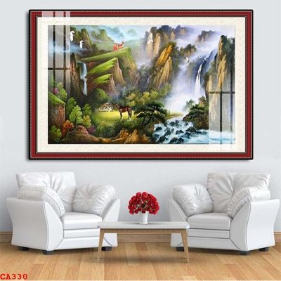 File PSD File tranh sơn dầu châu âu CA330 (gốc) cho in quảng cáo