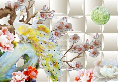 File tranh File gốc tranh chim công CC272 (ảnh gốc) độ nét vượt trội