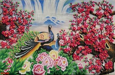 Tải file gốc File gốc tranh chim công CC285 (in khổ lớn) không vỡ