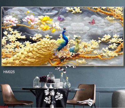 File gốc File gốc tranh chim công CC299 (ảnh chi tiết) để in ấn