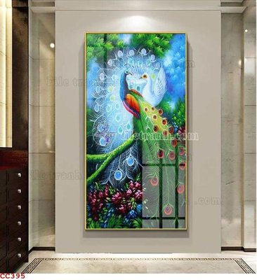 File gốc File gốc tranh chim công CC395 (cho in ấn) từ Filetranh.com