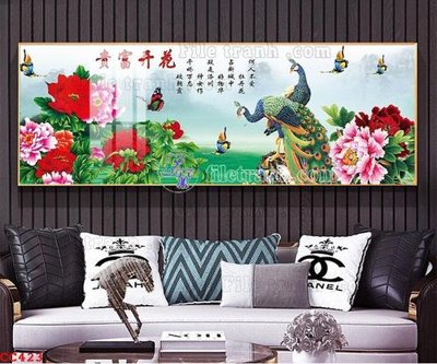 File gốc File gốc tranh chim công CC423 (PSD/TIFF) độ phân giải cao