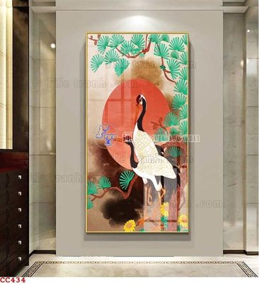 Tải file File gốc tranh chim công CC434 (gốc) in ấn ngay lập tức