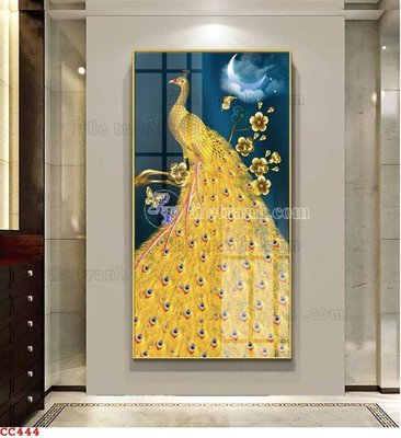 File gốc File gốc tranh chim công CC444 (in ấn) không giới hạn