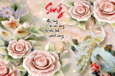 Tải file File gốc tranh chim công CC6054 (gốc) in ấn chất lượng