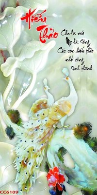 Tải file File gốc tranh chim công CC6109 (gốc) in ấn chất lượng