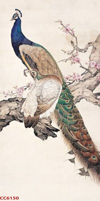 File gốc File gốc tranh chim công CC6150 (thiết kế) độc quyền