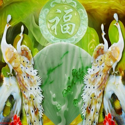 File gốc File gốc tranh chim công CC6165 (trang trí) cho phòng khách