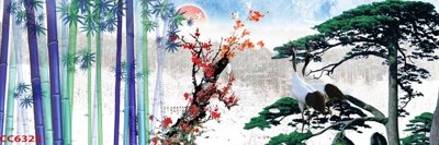 File gốc File gốc tranh chim công CC6325 (bản quyền) cho in ấn