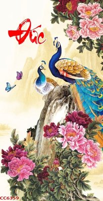 Tải file gốc File gốc tranh chim công CC6359 (in tráng gương) 3DFile gốc File gốc tranh chim công CC6359 (sẵn sàng in) chất lượng cao