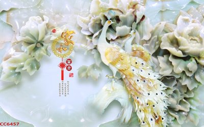 Tải về file gốc File gốc tranh chim công CC6457 (chuẩn in ấn)