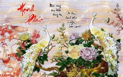 File gốc File gốc tranh chim công CC6479 (ảnh chi tiết) để in lụa