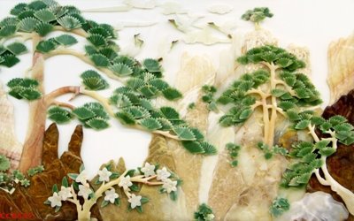 File PSD File gốc tranh chim công CC6537 (gốc) cho designer