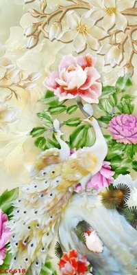 Tải về file gốc File gốc tranh chim công CC6618 (chuẩn in ấn)