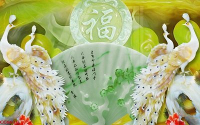 Tải file File gốc tranh chim công CC6638 (PSD) cho in tranh 3D