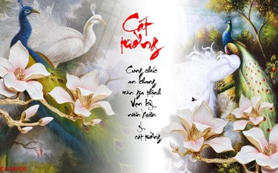 Download file gốc File gốc tranh chim công CC6678 (in lụa) tranh 3D