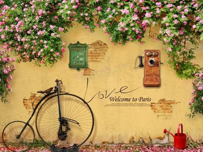 Tải file File tranh dán tường cà phê nhà hàng CF8069 (ảnh gốc) độ phân giải 300dpi