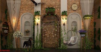 File gốc File tranh dán tường cà phê nhà hàng CF8102 (cho in 3D) độc đáo