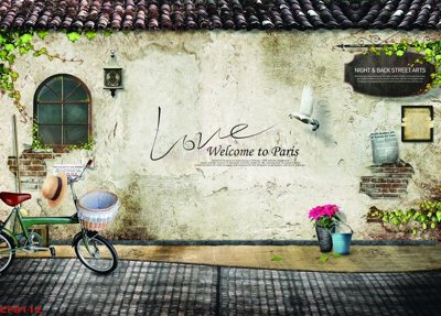 Tải file File tranh dán tường cà phê nhà hàng CF8112 (PSD) cho in tranh kính