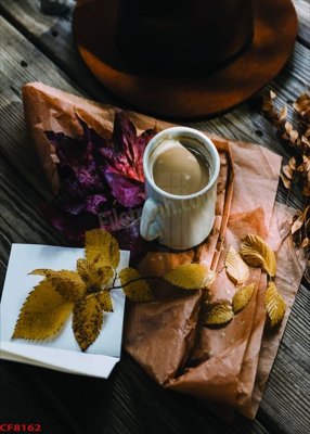 File gốc File tranh dán tường cà phê nhà hàng CF8162 (in ấn) không giới hạn