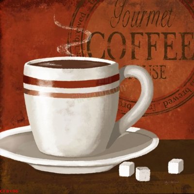 File in trần File tranh dán tường cà phê nhà hàng CF8196 (bản gốc) hoa văn