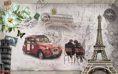 File PSD File tranh dán tường cà phê nhà hàng CF8237 (chất lượng in ấn)