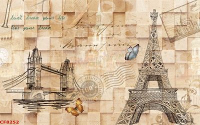 File in lụa File tranh dán tường cà phê nhà hàng CF8252 (chất lượng cao) File tranh dán tường cà phê nhà hàng CF8252