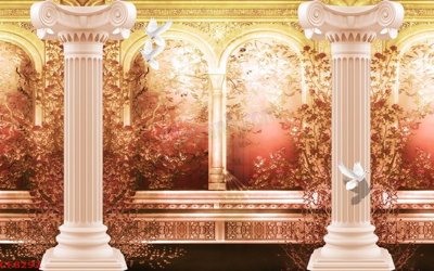 File in mica File tranh dán tường cà phê nhà hàng CF8292 (bản gốc) sắc sảo