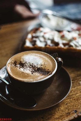 Tải file File tranh dán tường cà phê nhà hàng CF8333 (gốc) chủ đề hoa sen