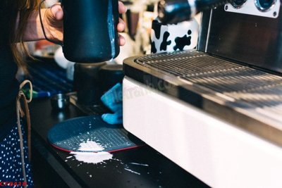 File tranh PSD File tranh dán tường cà phê nhà hàng CF8418 chất lượng cao