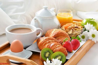 File ảnh File tranh dán tường cà phê nhà hàng CF8487 (gốc) cho trang trí nhà hàng