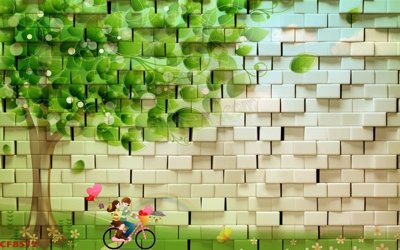 File gốc File tranh dán tường cà phê nhà hàng CF8512 (bản quyền) cho in ấn