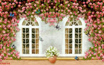 Tải file tranh gốc File tranh dán tường cà phê nhà hàng CF8514 chất lượng cao