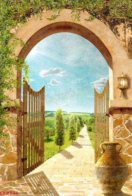 File in trần File tranh dán tường cà phê nhà hàng CF8596 (bản gốc) đại dương