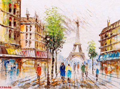 File ảnh File tranh dán tường cà phê nhà hàng CF8646 (gốc) in decal dán tường