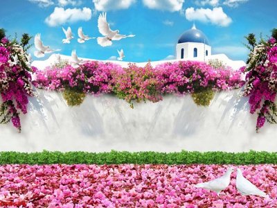 File in trần File tranh dán tường cà phê nhà hàng CF8674 (bản gốc) bầu trời