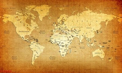 File tranh gốc in trần nhà File tranh dán tường cà phê nhà hàng CF8682 3D