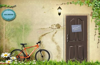 Tải file File tranh dán tường cà phê nhà hàng CF8710 (gốc) làm file quảng cáo