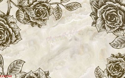 File gốc File tranh dán tường cà phê nhà hàng CF8744 (in mica) làm bảng hiệu