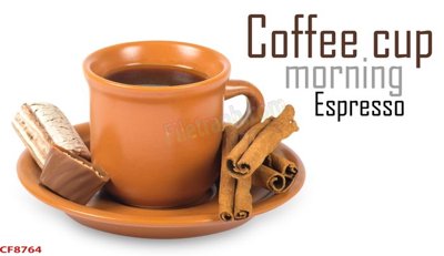 File ảnh File tranh dán tường cà phê nhà hàng CF8764 (gốc) cho trang trí nội thất