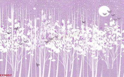 File gốc File tranh dán tường cà phê nhà hàng CF9057 (in lụa) trang trí tường