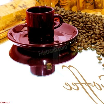 Tải về file gốc File tranh dán tường cà phê nhà hàng CF9107 (chuẩn in ấn)