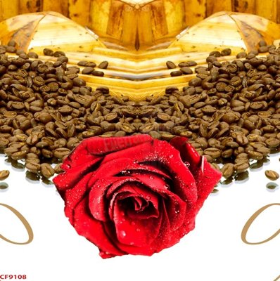 File ảnh File tranh dán tường cà phê nhà hàng CF9108 (gốc) cho trang trí nhà hàng