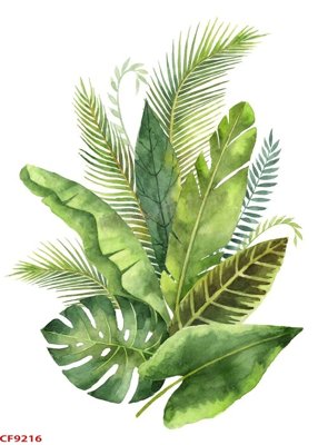 File gốc File tranh dán tường cà phê nhà hàng CF9216 (phiên bản chuẩn) để in ấn