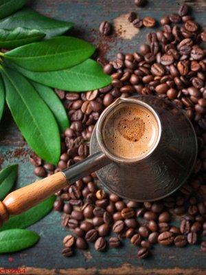 Tải file File tranh dán tường cà phê nhà hàng CF9264 (gốc) in ấn chất lượng