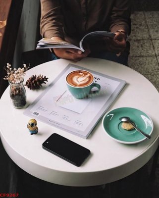 File tranh trang trí File tranh dán tường cà phê nhà hàng CF9267 (tải file gốc)