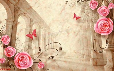 File gốc File tranh dán tường cà phê nhà hàng CF9299 cho in ấn và thiết kế