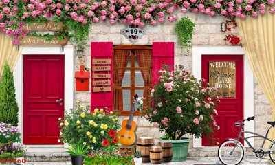 Tải file PSD File tranh dán tường cà phê nhà hàng CF9460 (nguyên layer) để in